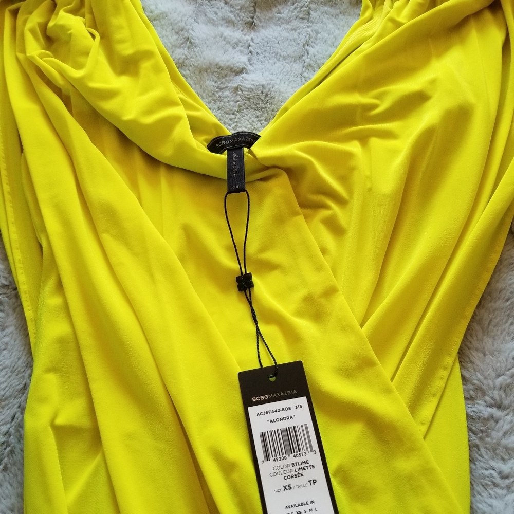 2/40$ BCBG NWT criss cross mini dress